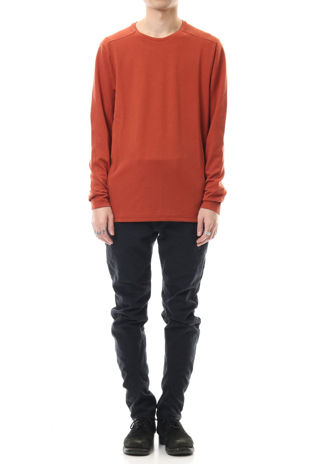 Long Sleeve cotton jersey - Orange