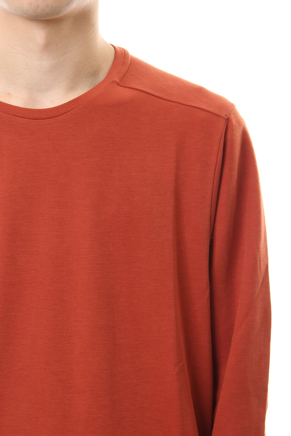 Long Sleeve cotton jersey - Orange
