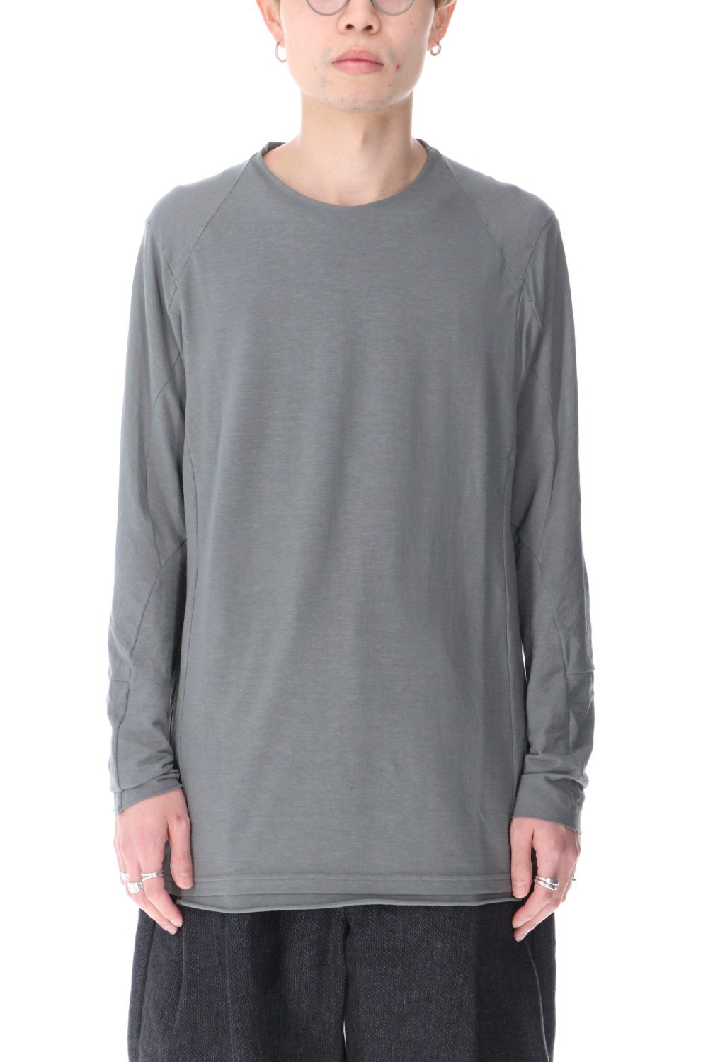 ロング スリーブ ライト ジャージー ダークミント