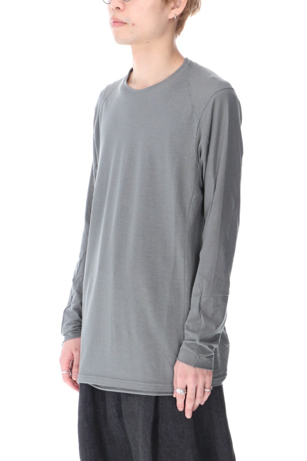 ロング スリーブ ライト ジャージー ダークミント