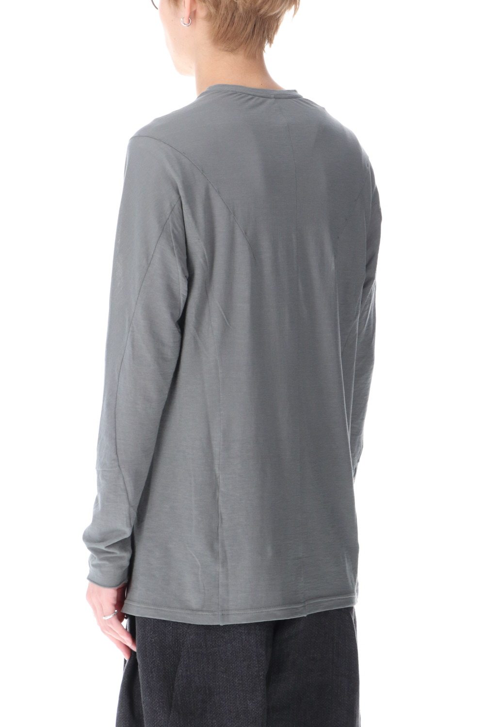 ロング スリーブ ライト ジャージー ダークミント