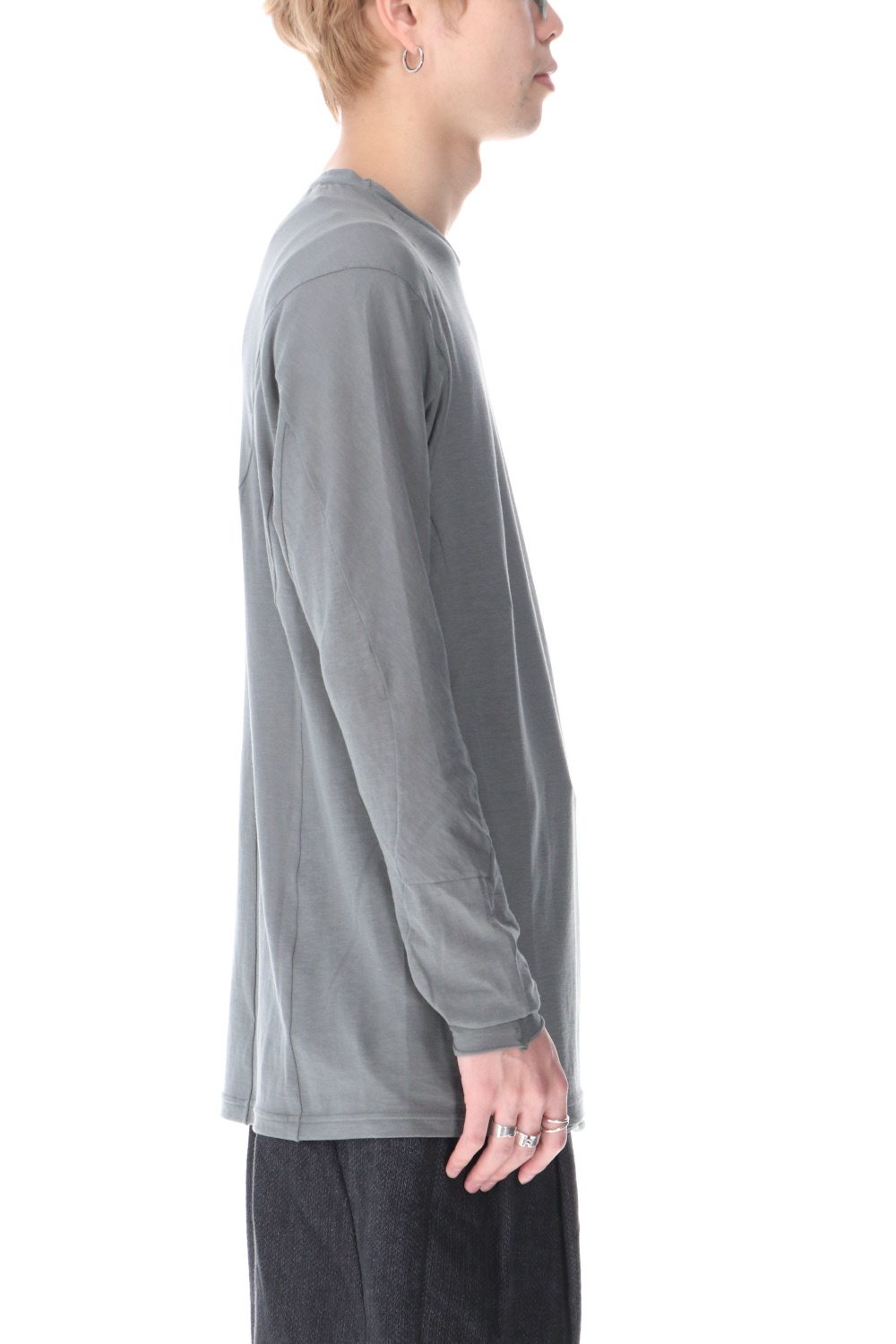 ロング スリーブ ライト ジャージー ダークミント