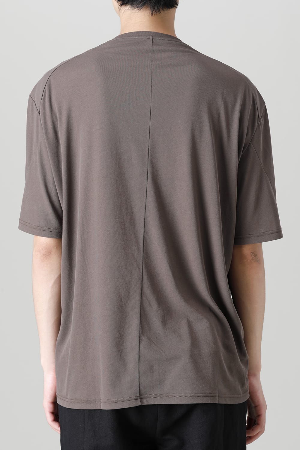 Short sleeve hight twist yarn jersey Gray