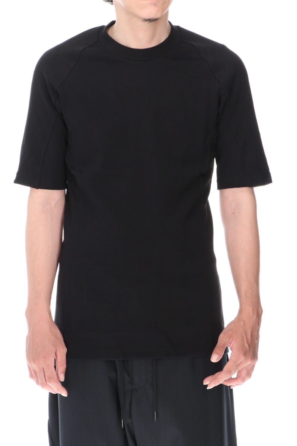 Short sleeve Medium soft jersey Black