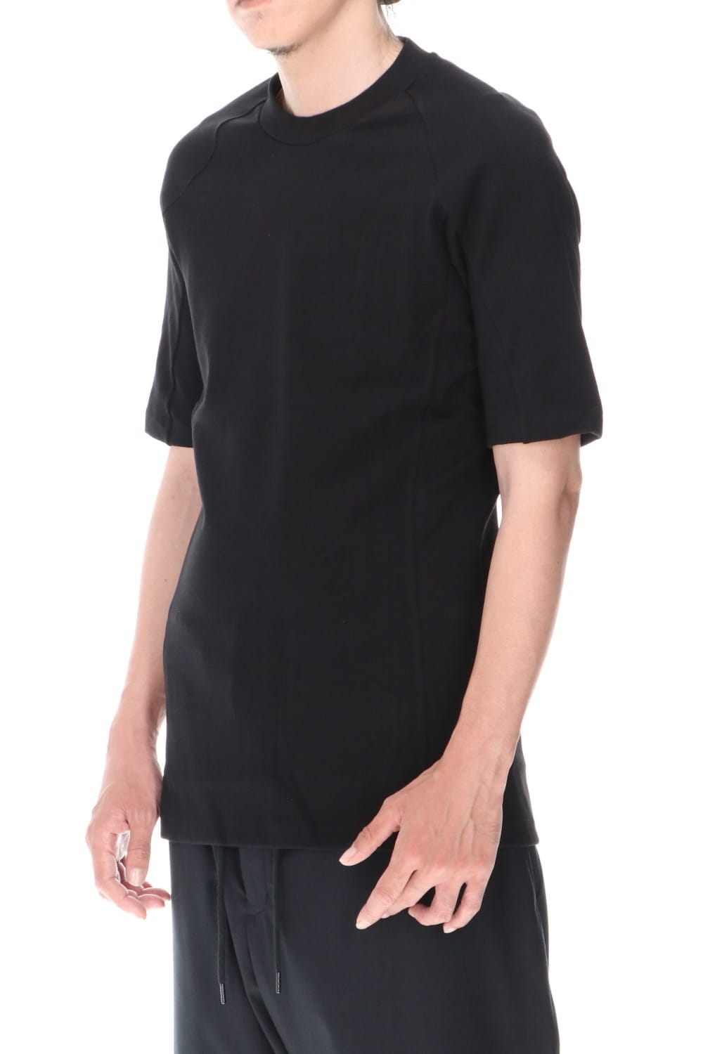 Short sleeve Medium soft jersey Black