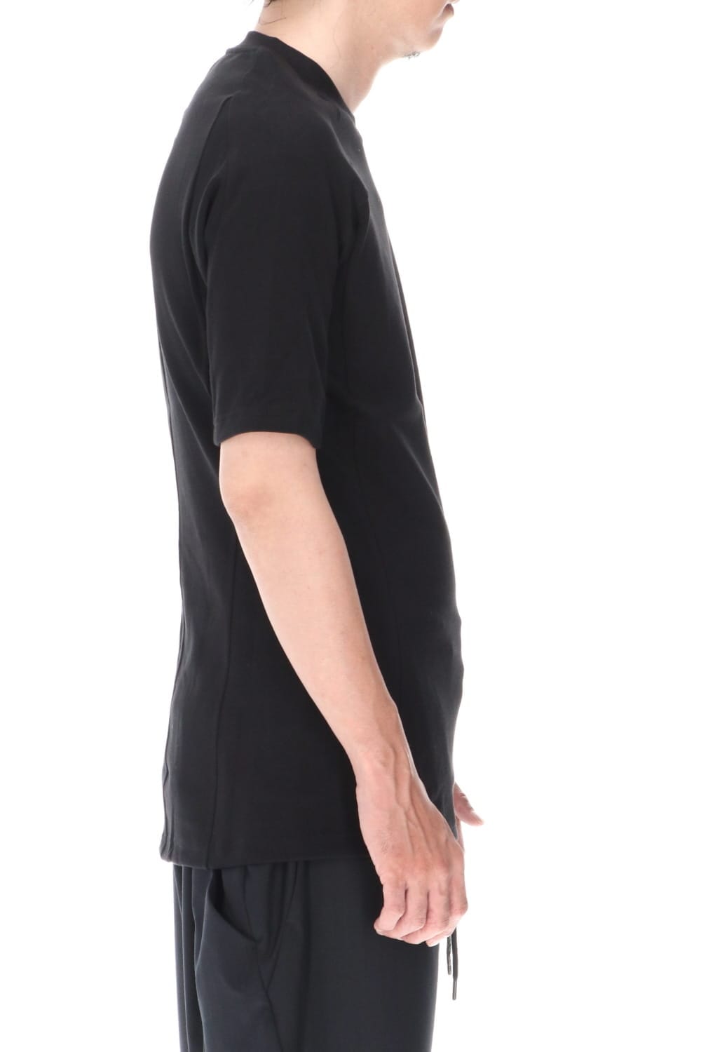 Short sleeve Medium soft jersey Black