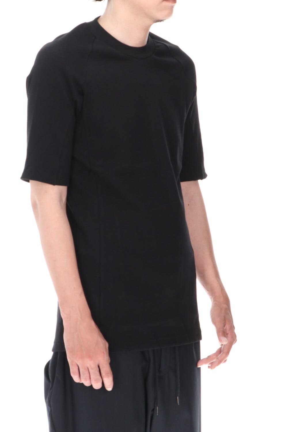 Short sleeve Medium soft jersey Black