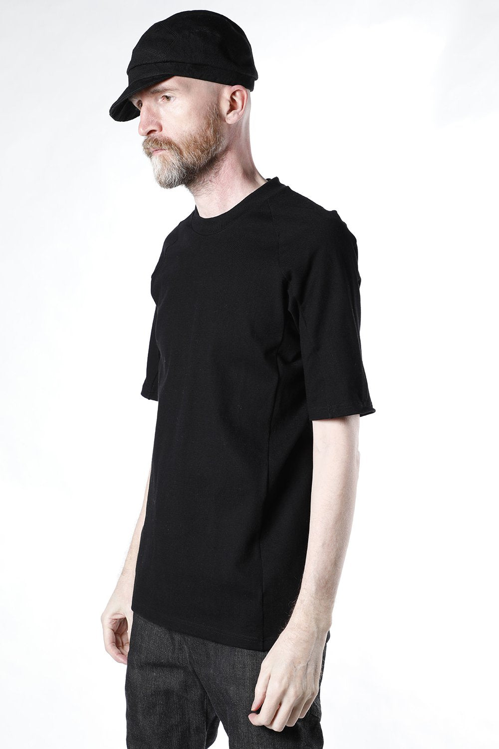 Short sleeve Medium soft jersey Black