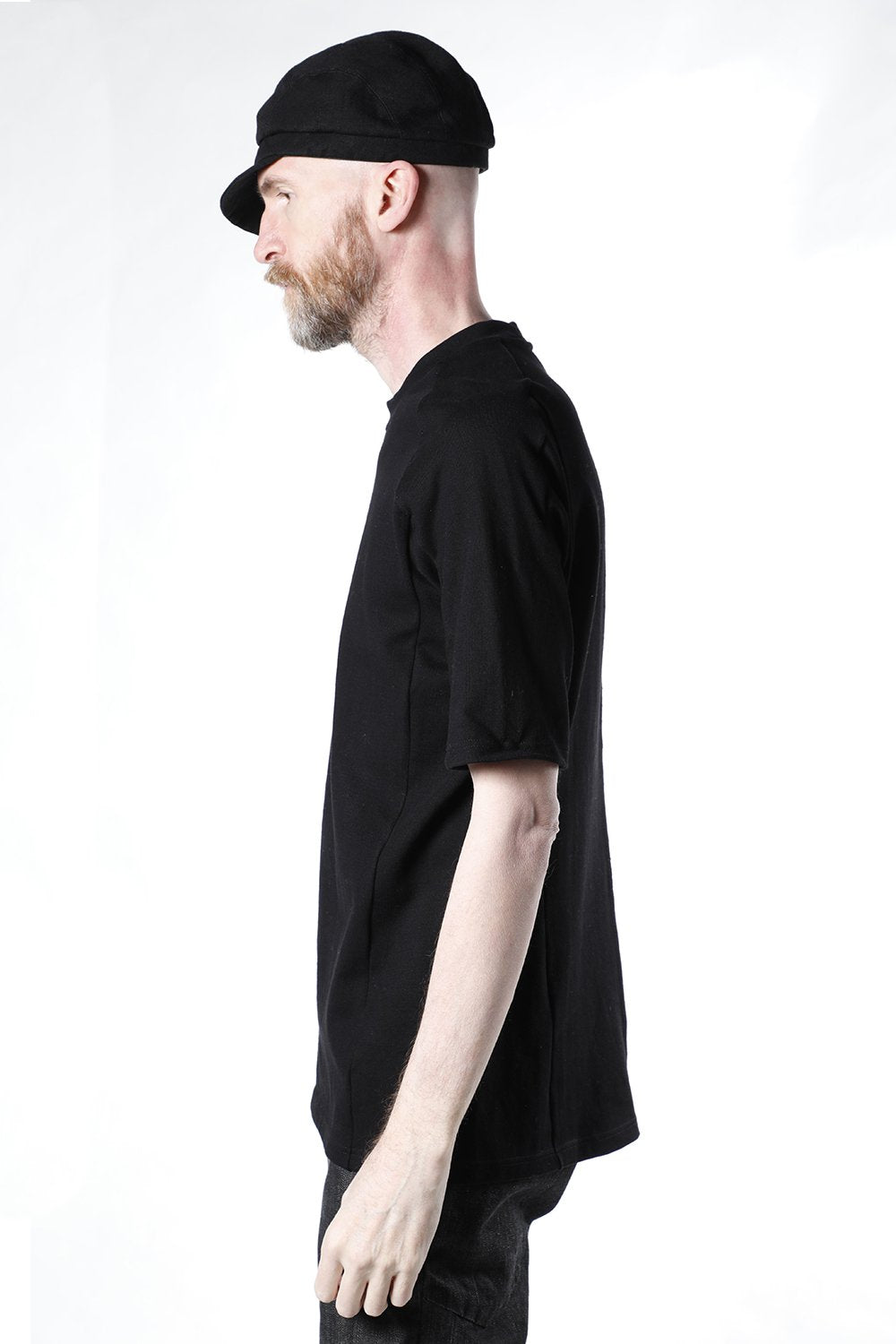 Short sleeve Medium soft jersey Black