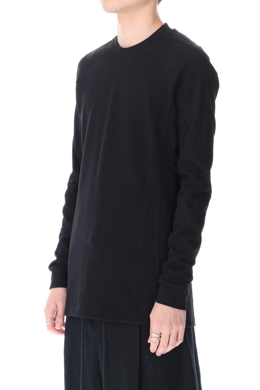 Long sleeve Medium soft jersey Black