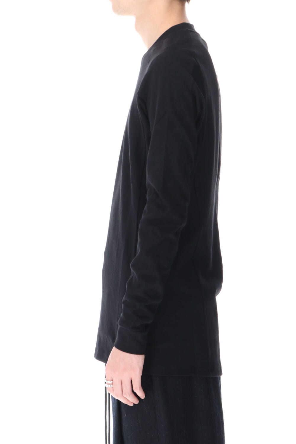 Long sleeve Medium soft jersey Black