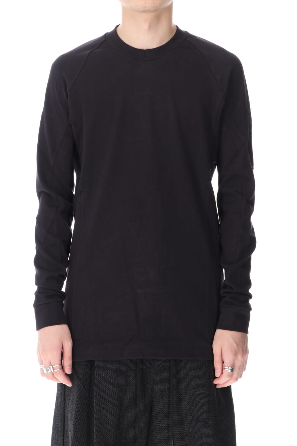 Long sleeve Medium soft jersey Charcoal