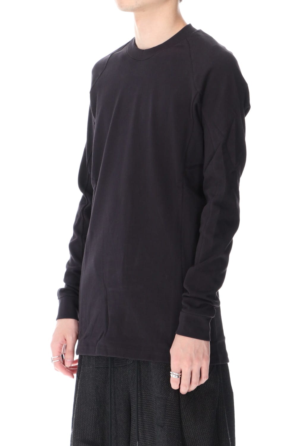 Long sleeve Medium soft jersey Charcoal