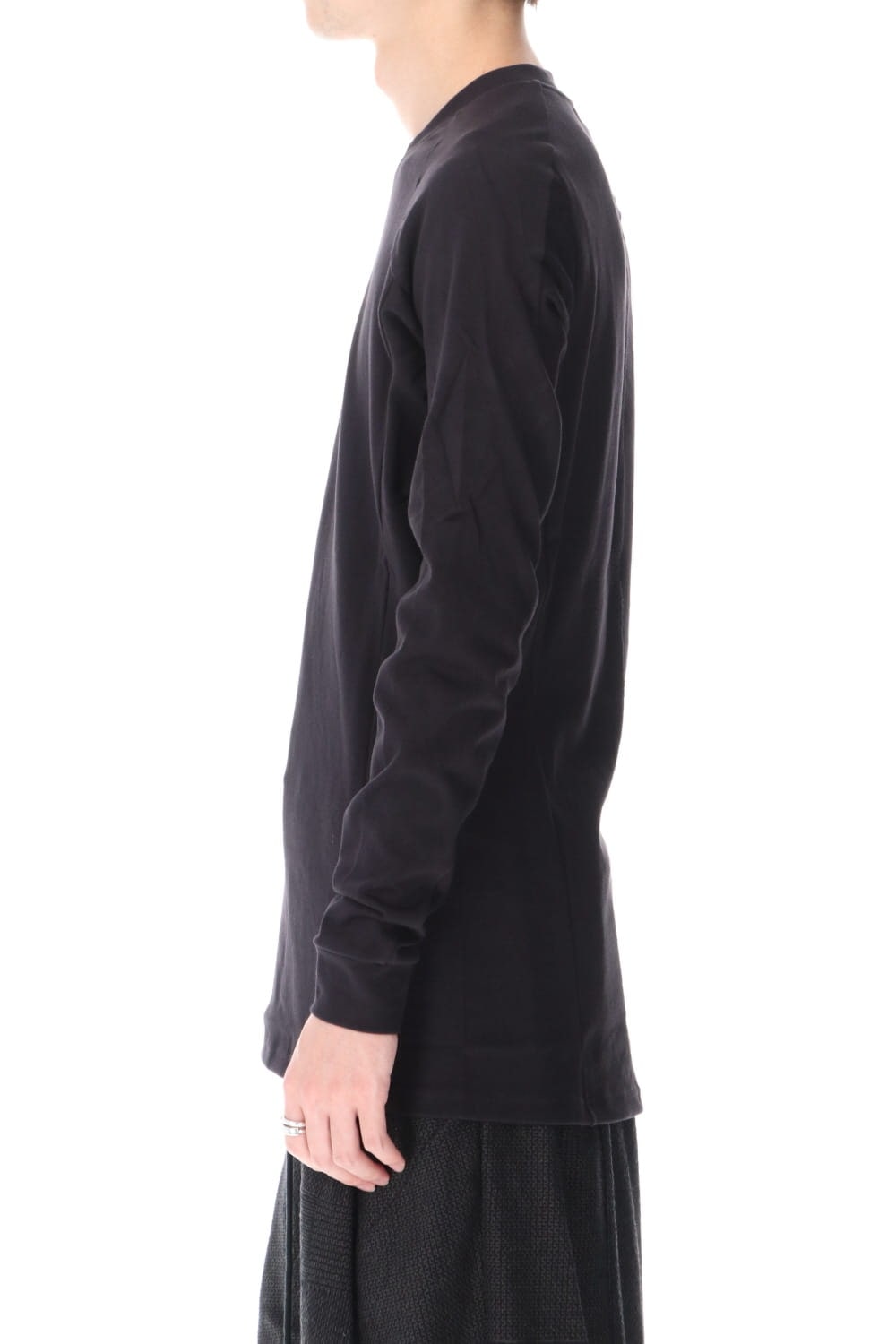 Long sleeve Medium soft jersey Charcoal