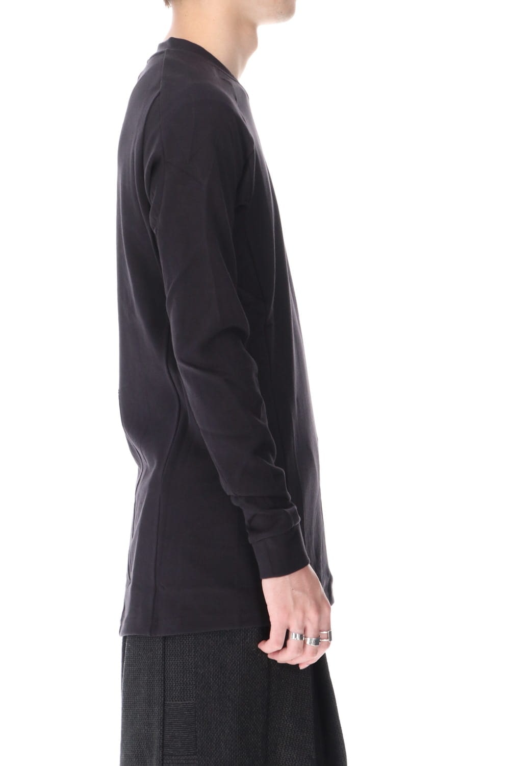 Long sleeve Medium soft jersey Charcoal