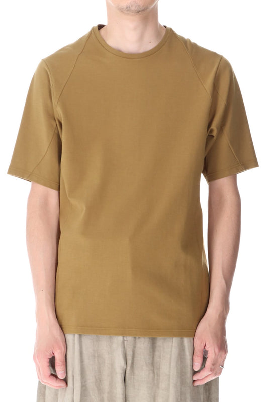 Short sleeve cotton jersey Dark Mustard