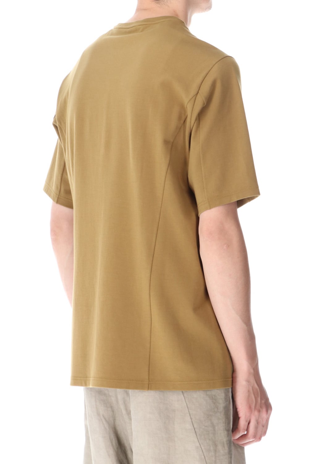 Short sleeve cotton jersey Dark Mustard