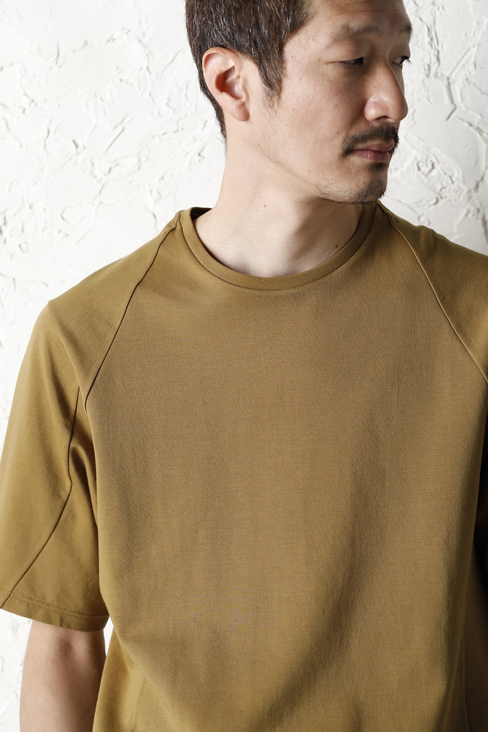 Short sleeve cotton jersey Dark Mustard