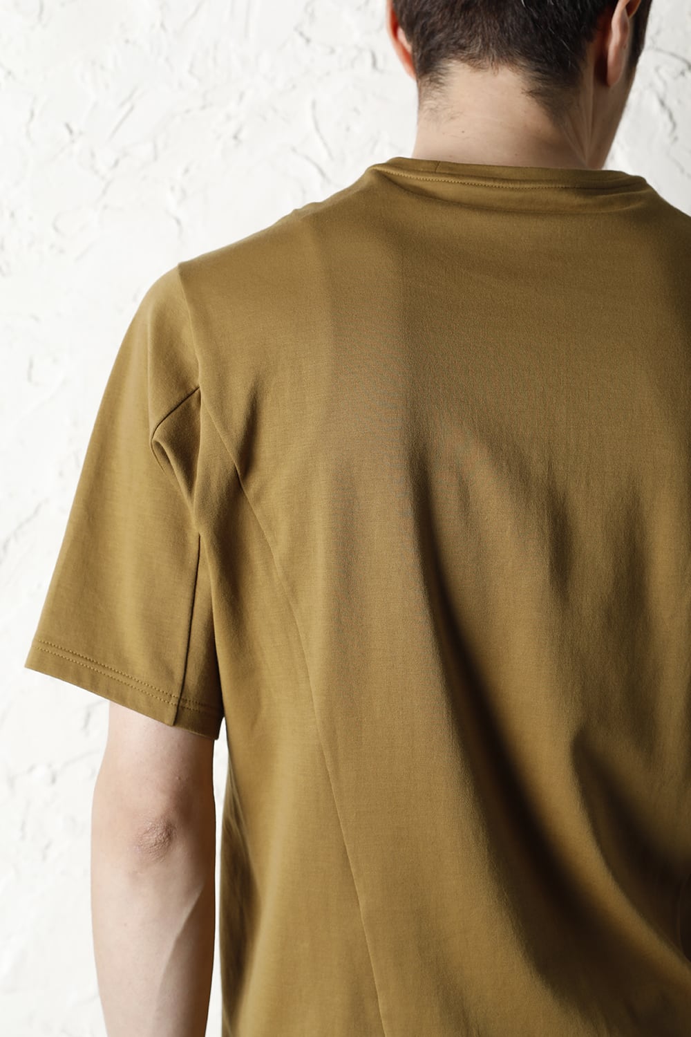 Short sleeve cotton jersey Dark Mustard