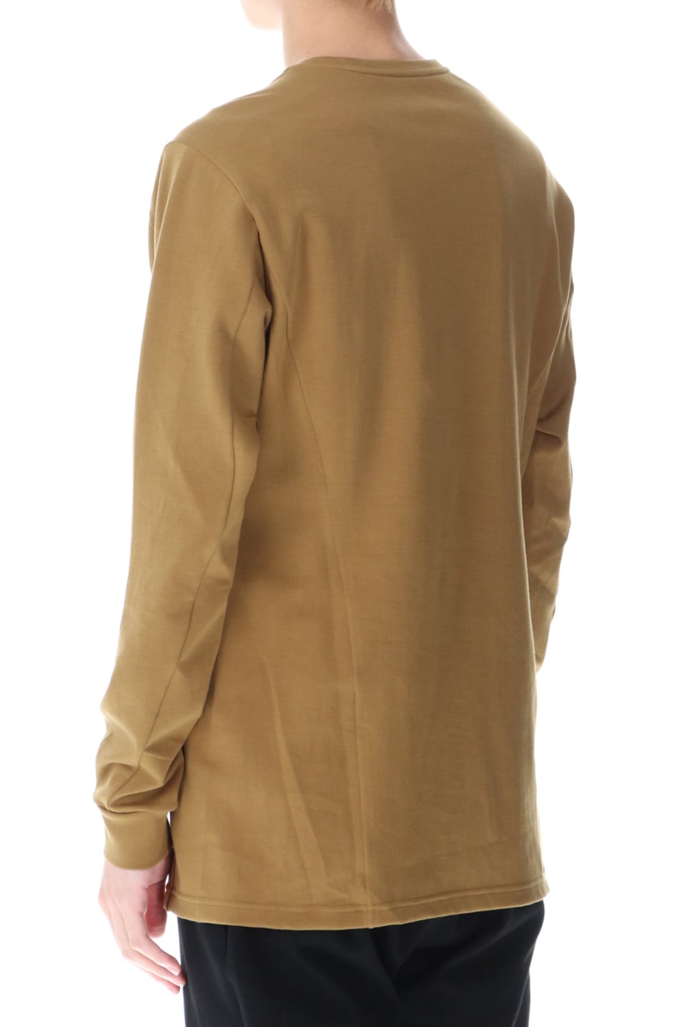 Long sleeve cotton jersey Dark Mustard