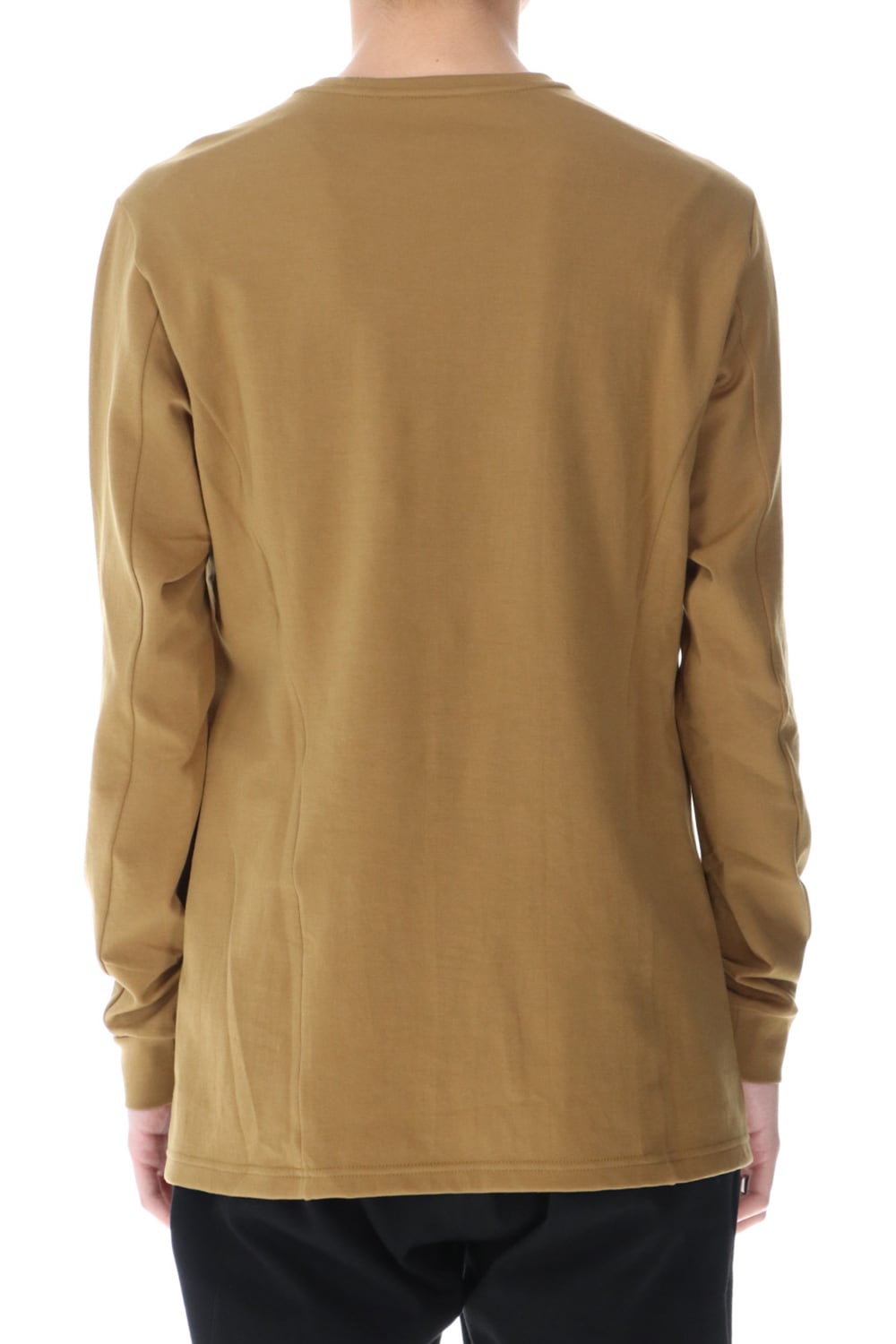 Long sleeve cotton jersey Dark Mustard