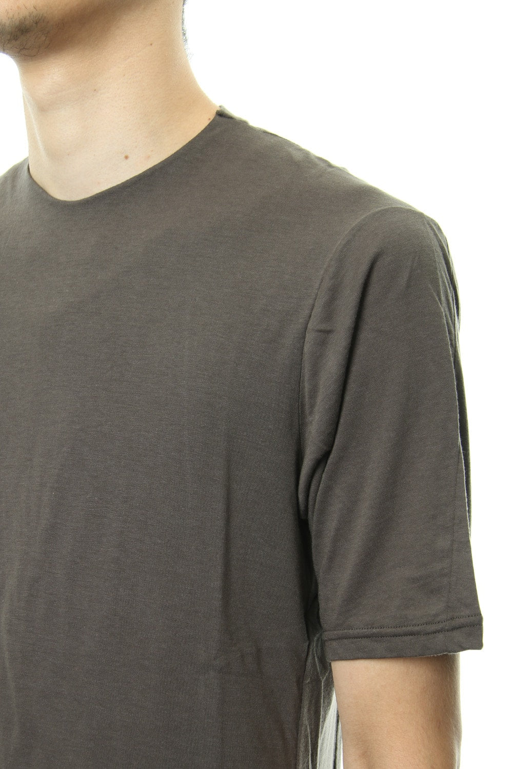 Short Sleeve Cotton / Cashmere Jersey