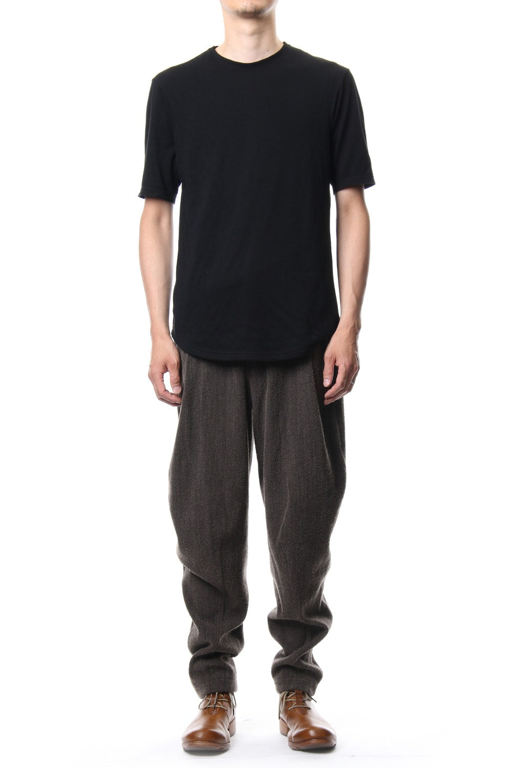 Short Sleeve Cotton / Cashmere Jersey