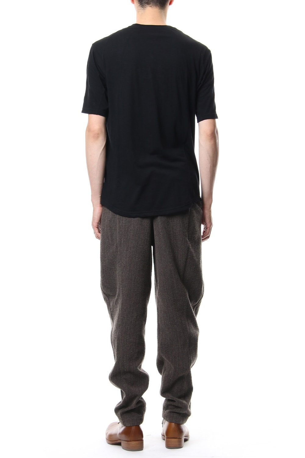 Short Sleeve Cotton / Cashmere Jersey