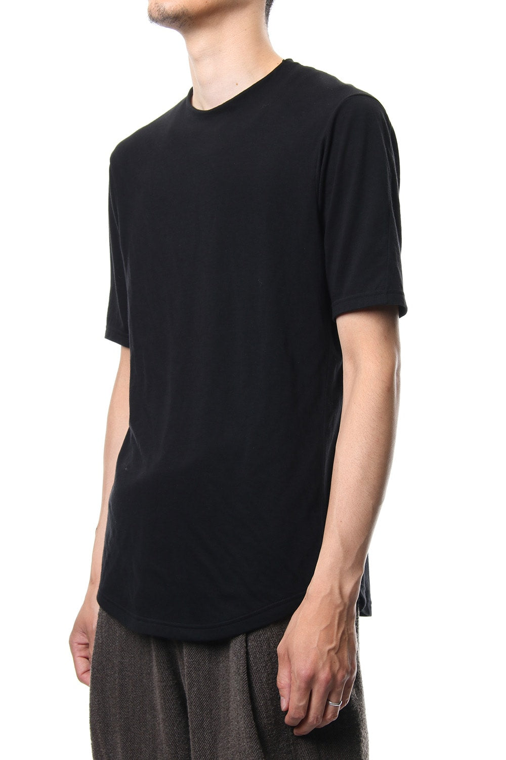 Short Sleeve Cotton / Cashmere Jersey