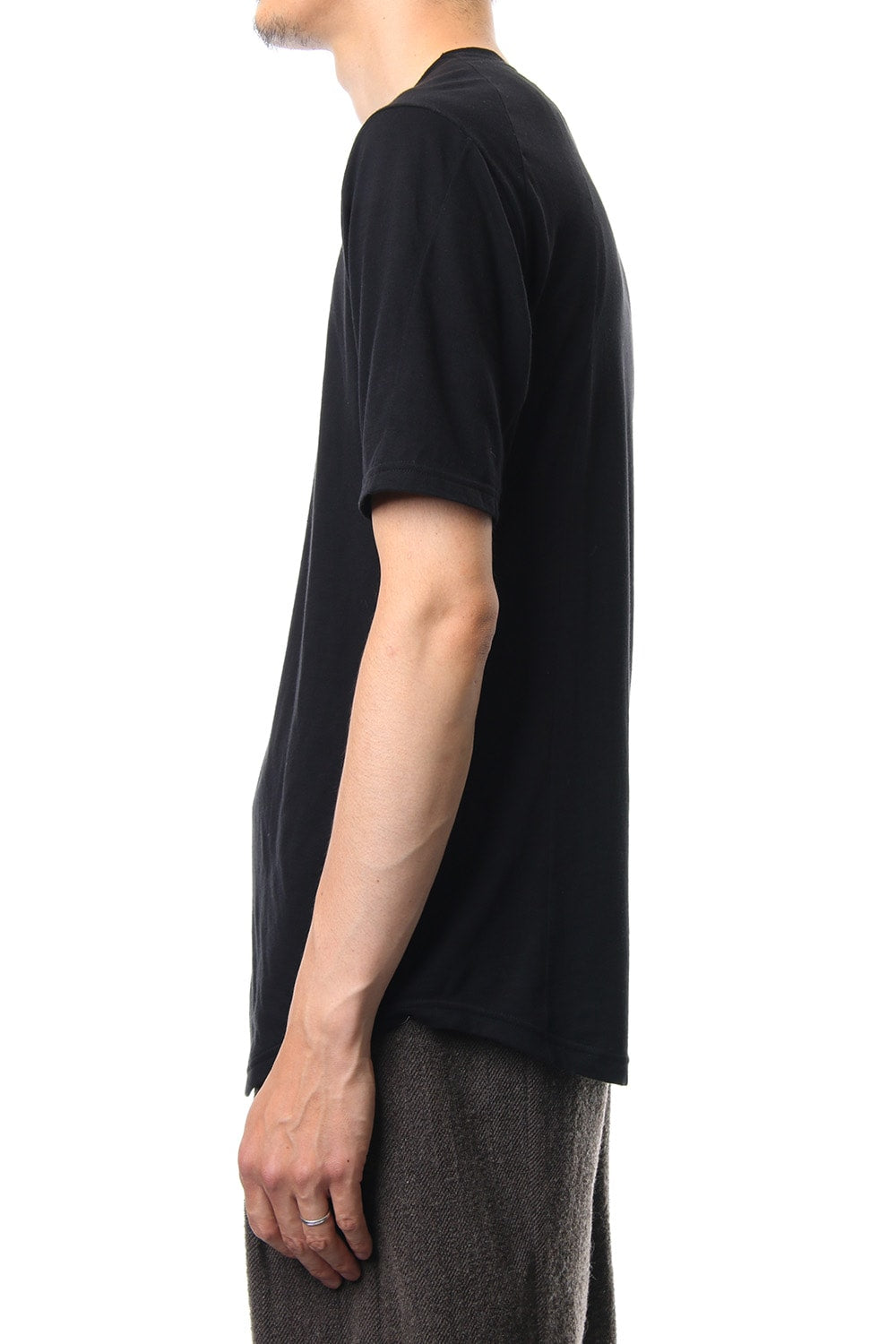 Short Sleeve Cotton / Cashmere Jersey