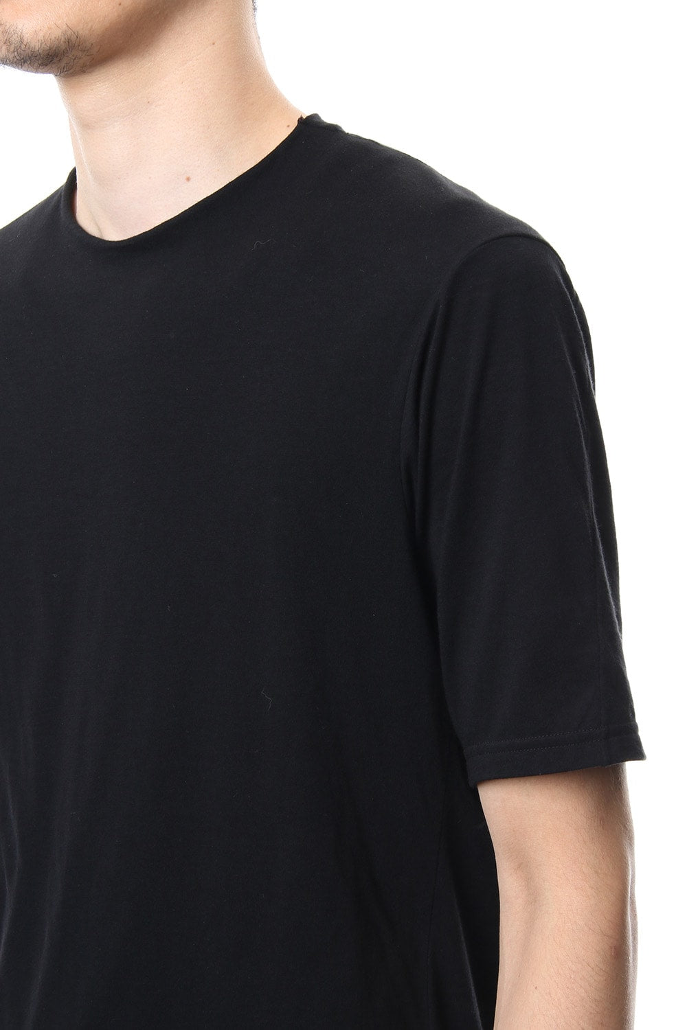 Short Sleeve Cotton / Cashmere Jersey