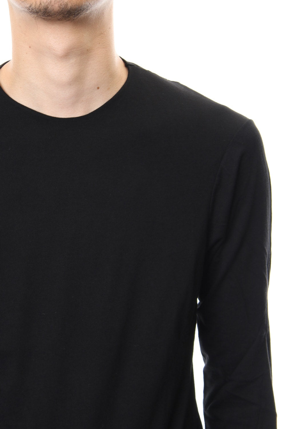 Long Sleeve Cotton Cashmere Jersey