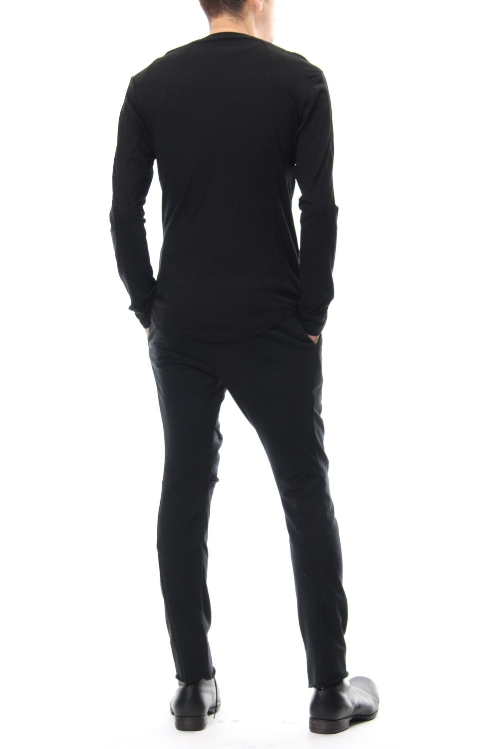 Long Sleeve Cotton Cashmere Jersey