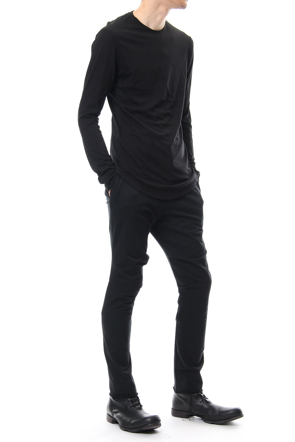 Long Sleeve Cotton Cashmere Jersey