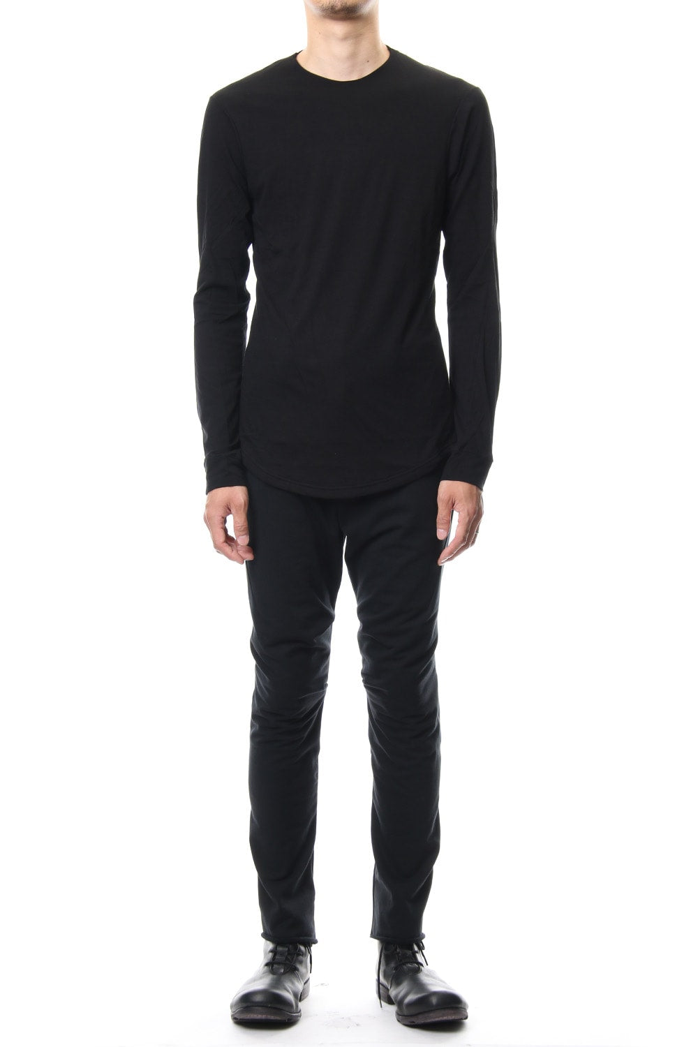 Long Sleeve Cotton Cashmere Jersey