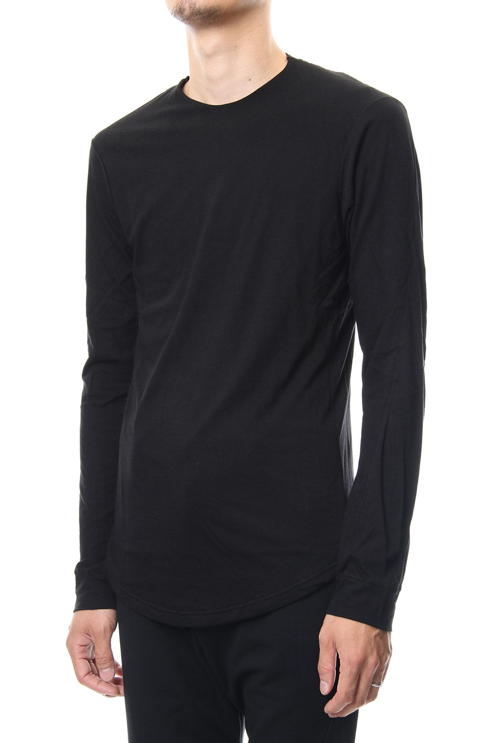 Long Sleeve Cotton Cashmere Jersey