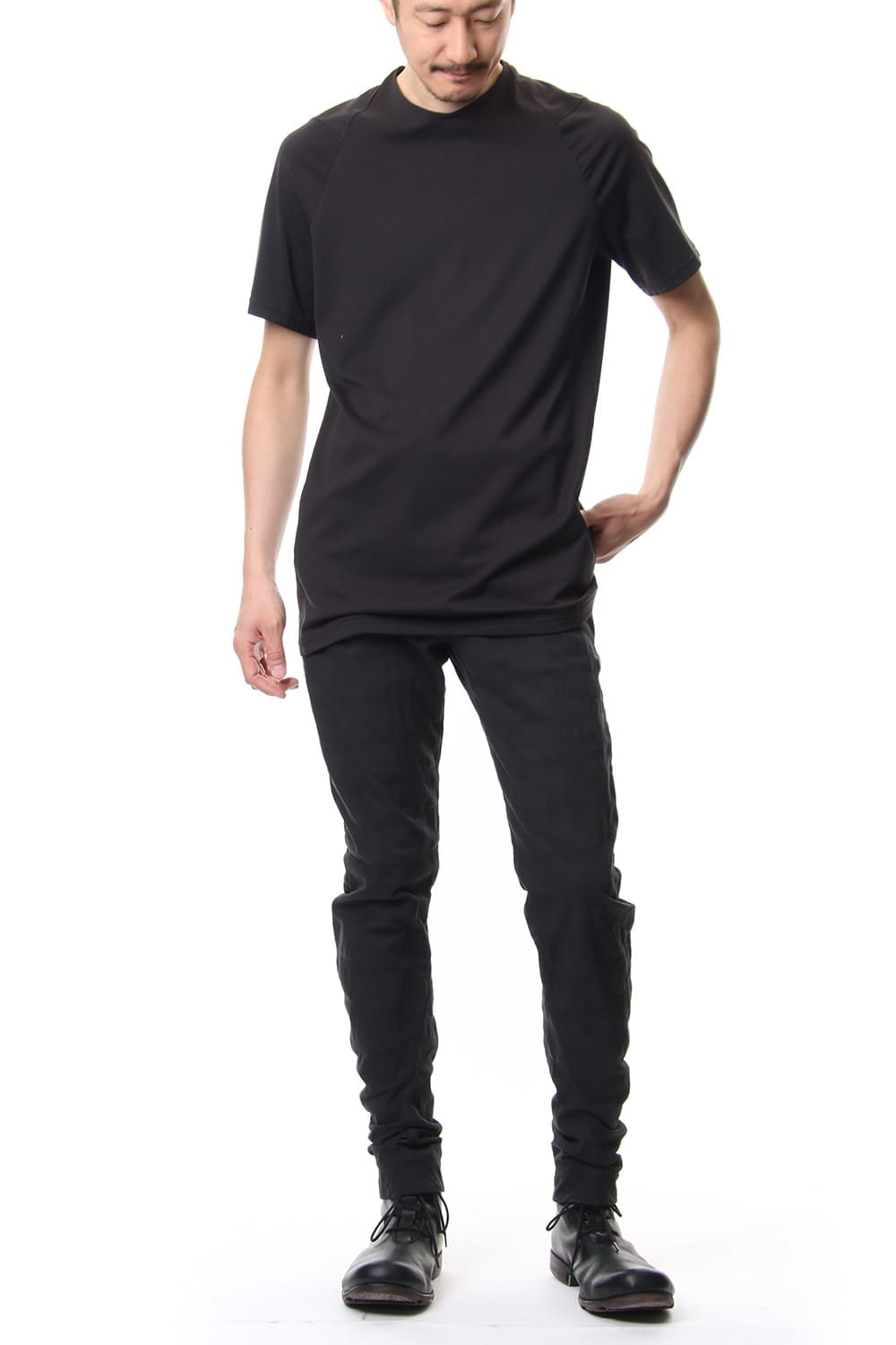 Short sleeve 2/80 Cotton jersey Regular fit - Charcoal