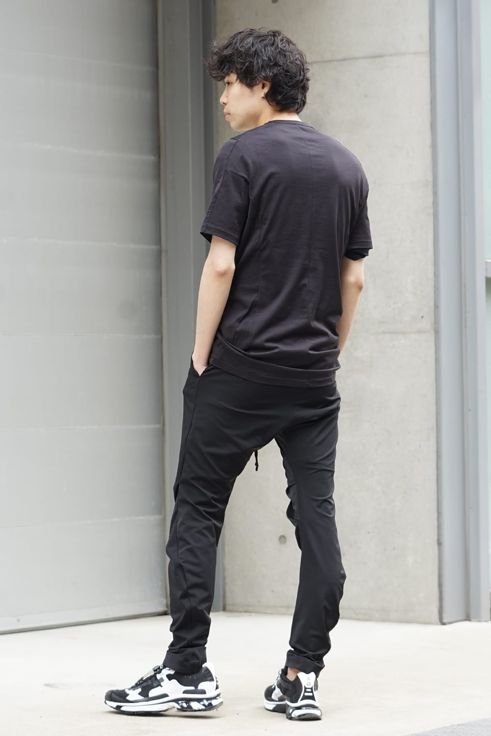 Jodhpurs Pants Silk Nylon Stretch - Black