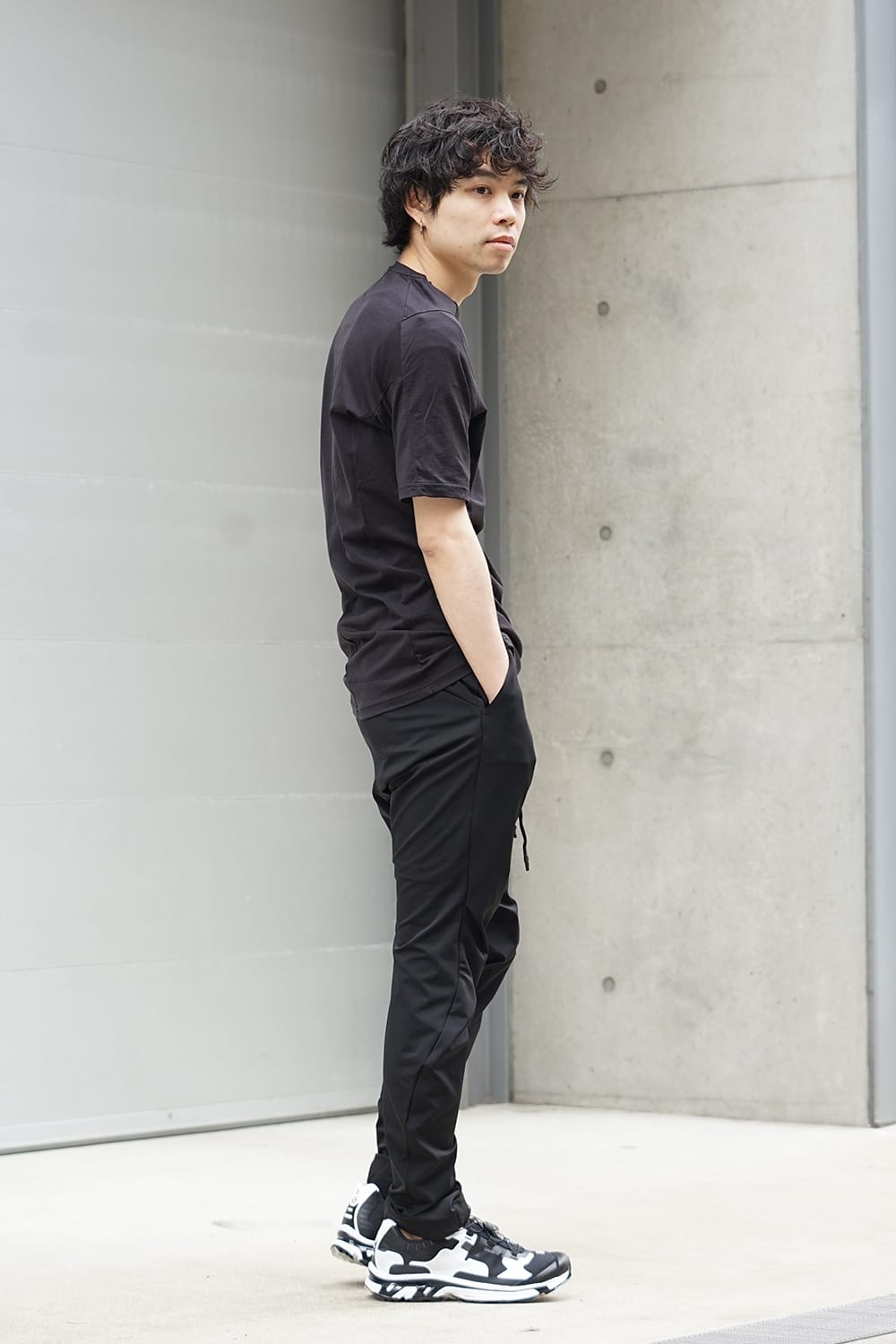 Jodhpurs Pants Silk Nylon Stretch - Black