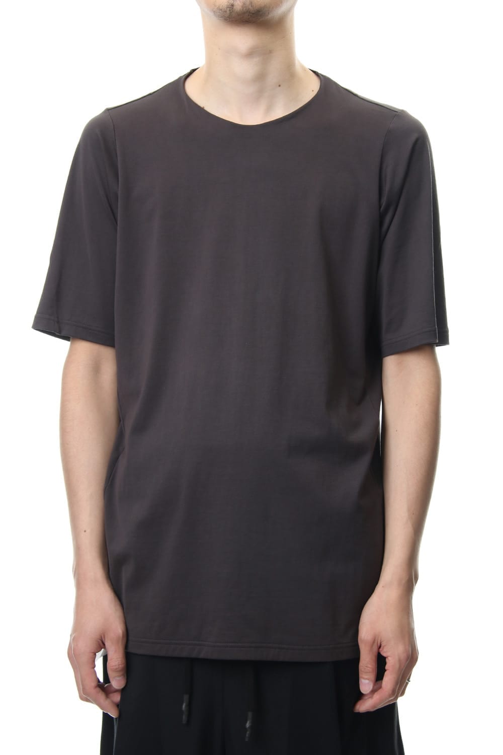 Short sleeve 2/80 Cotton jersey Loose fit - Purple Gray