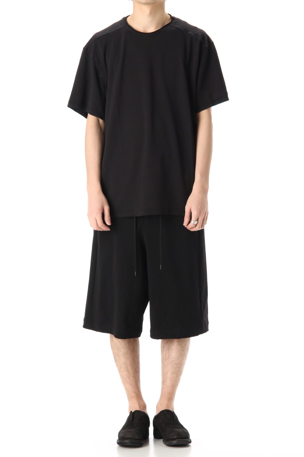 Short Sleeve Washi jersey product dyed Black