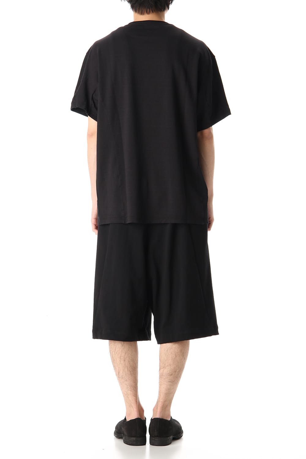 Short Sleeve Washi jersey product dyed Black