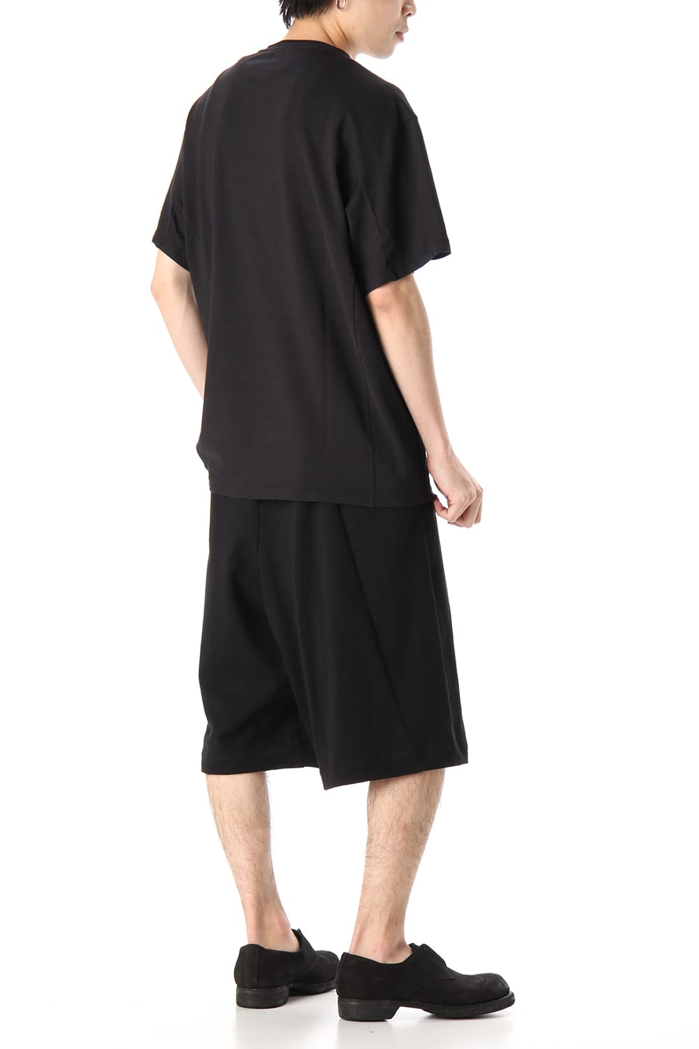 Short Sleeve Washi jersey product dyed Black