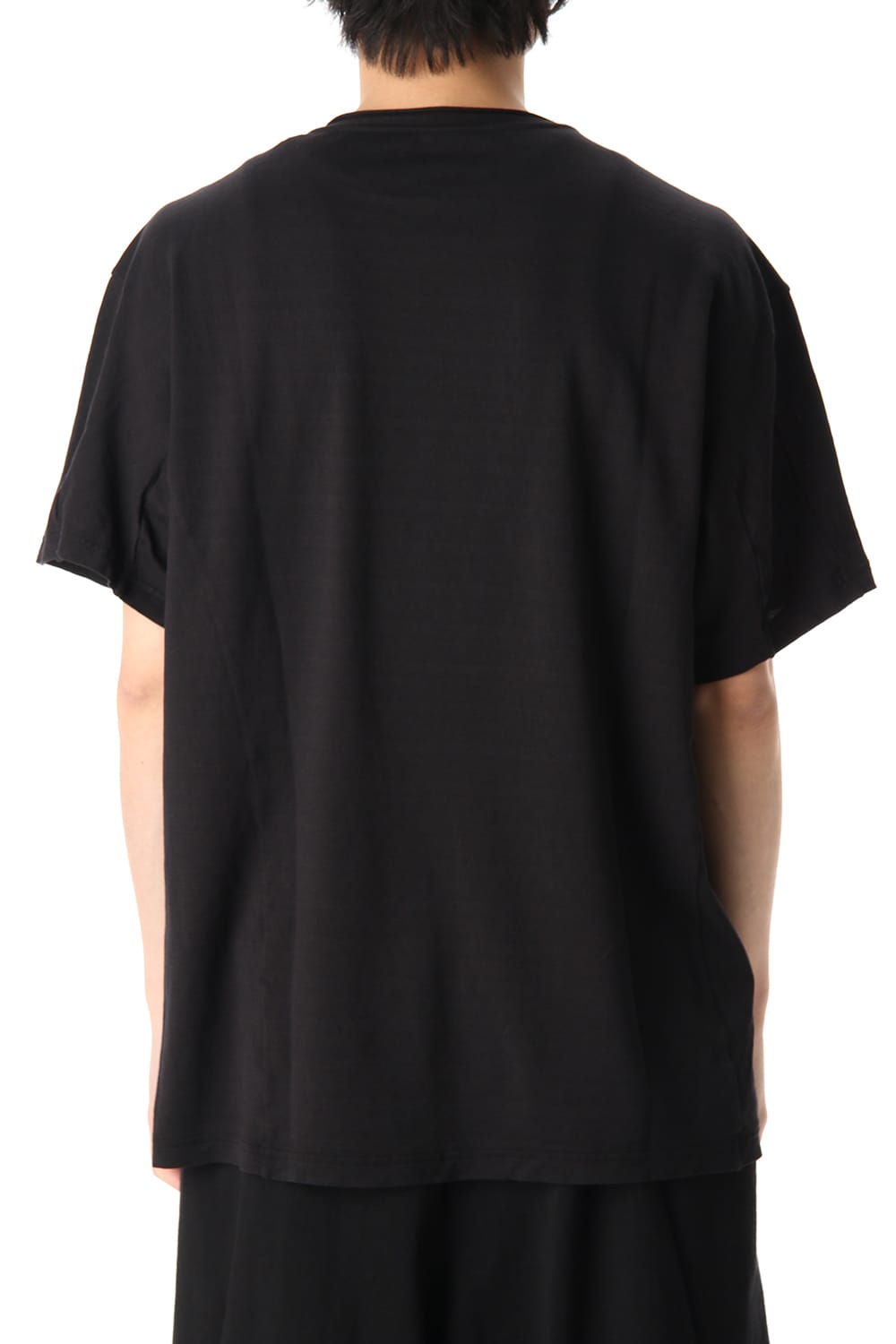 Short Sleeve Washi jersey product dyed Black