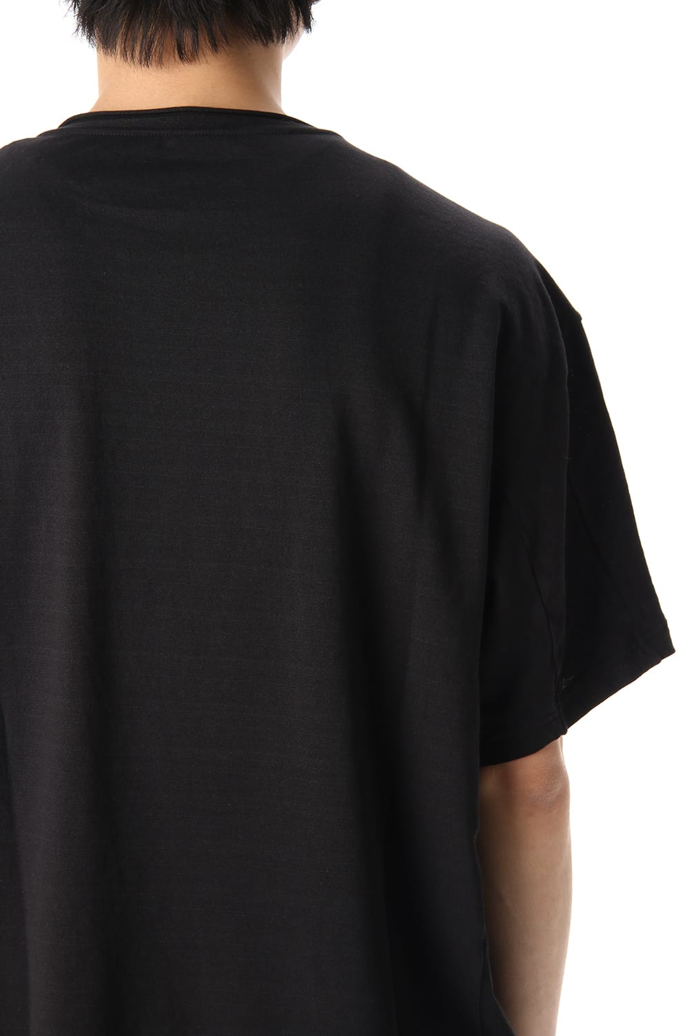 Short Sleeve Washi jersey product dyed Black