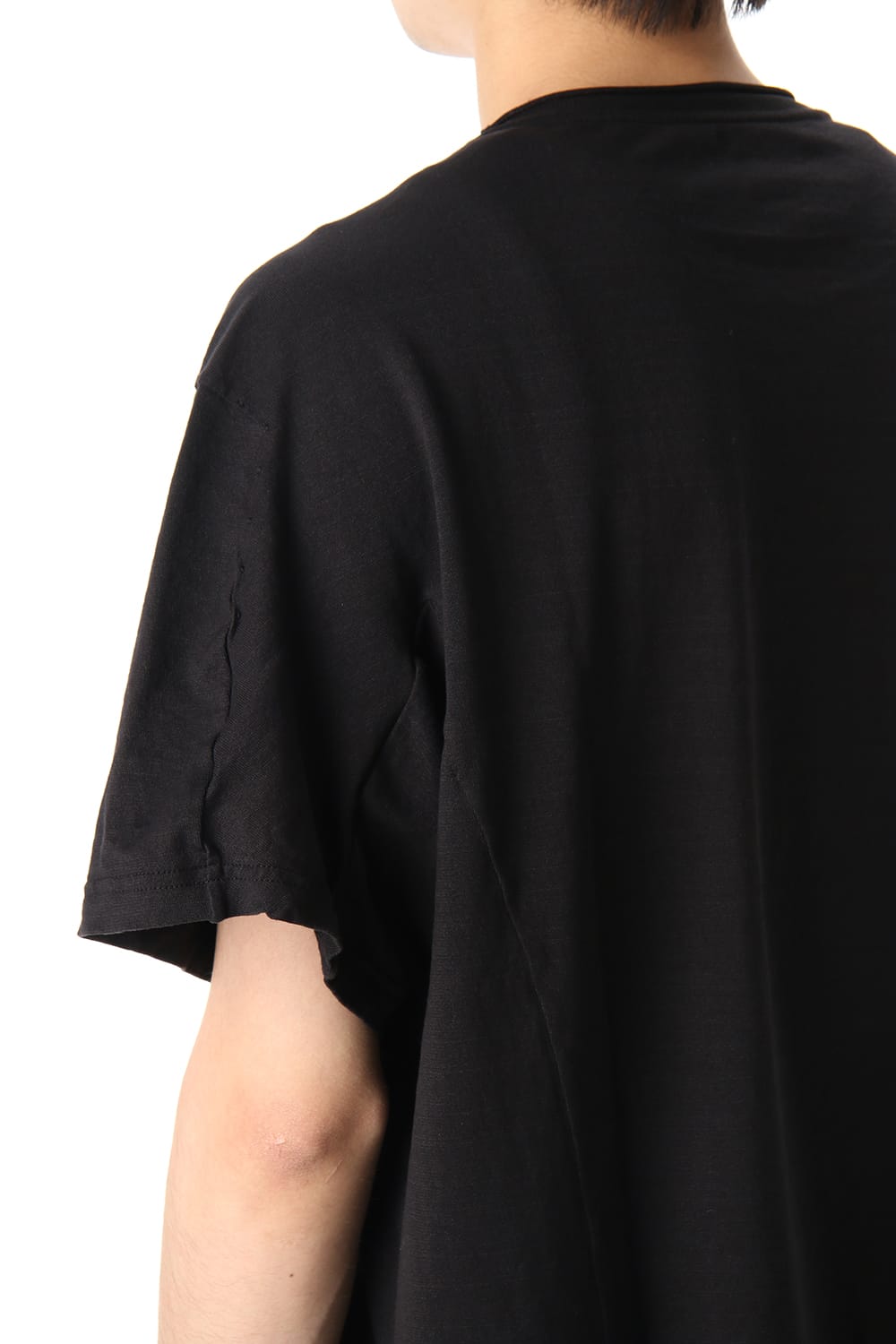 Short Sleeve Washi jersey product dyed Black