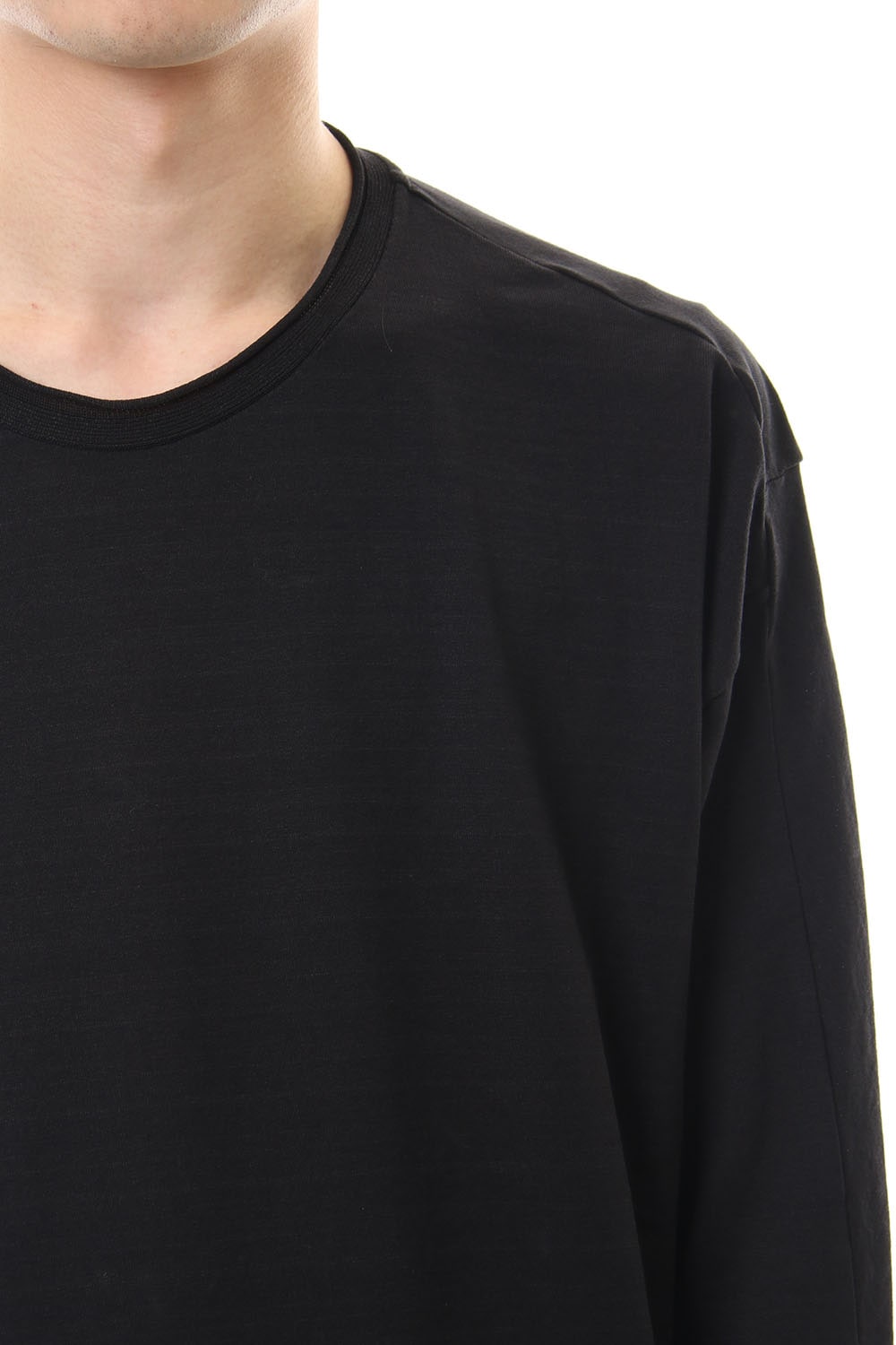 ドルマン スリーブ ワシ ジャージー プロダクト ダイド Black