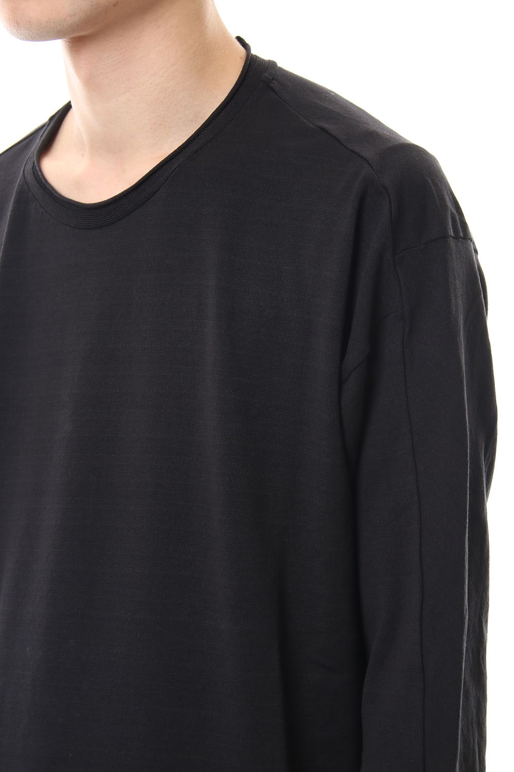 ドルマン スリーブ ワシ ジャージー プロダクト ダイド Black