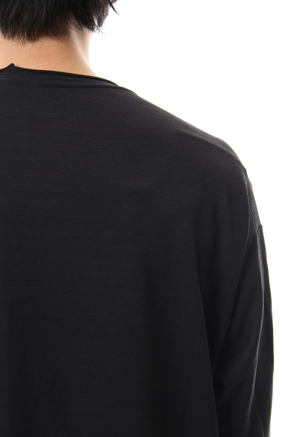 ドルマン スリーブ ワシ ジャージー プロダクト ダイド Black