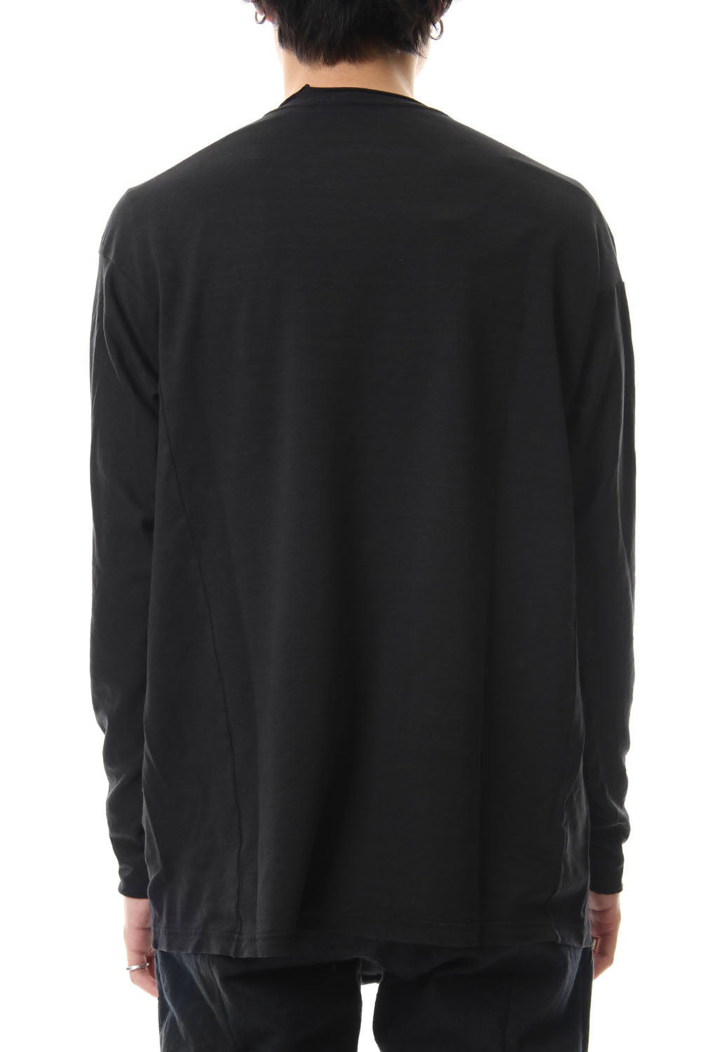 ドルマン スリーブ ワシ ジャージー プロダクト ダイド Black